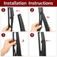 thumbnail image 3 of REGALWOVEN  for 04-09 for Dodge Durango Rear Wiper Blade Arm Set 14", 3 of 6