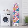 thumbnail image 4 of HELLHERO Ironing Board Cover 15x54 Inch for Home Use Removable Cover with Adjustable Straps Reusable Retro Floral Bouquet Style, 4 of 6