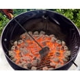thumbnail image 3 of czcpp-Onlyfire BBQ Charcoal Rake Charcoal Ash Tool, BBQ Cleaner Poker Scraper for Pizza Oven, Kettle, Kamado Grills, 3 of 4