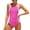 1-Hot Pink70, variant on Kiijoy Girls One-Piece Swimsuit Athletic Quick Dry Bathing Suit with UPF50 , Sizes 11-12