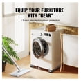thumbnail image 4 of Heavy Duty Appliance Dolly - 660lbs Load Capacity - Extendable Mobile Base for Washer, Dryer, Refrigerator - Furniture Mover with Wheels - 2 Pack, 4 of 7