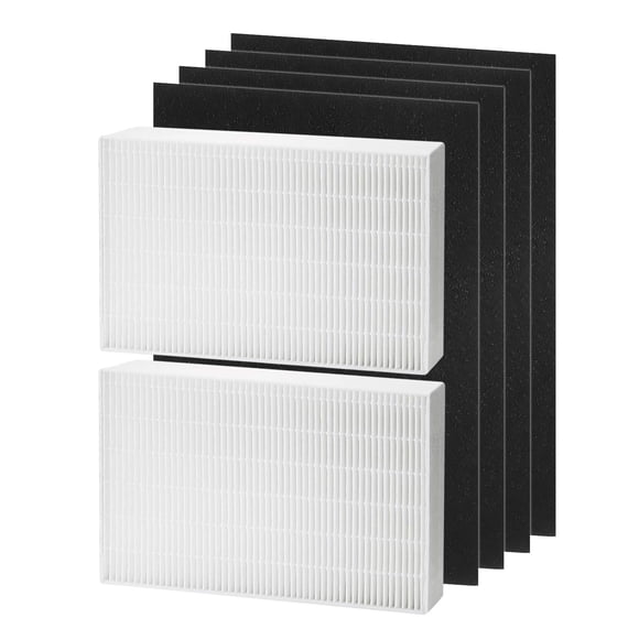 Reemplazo de filtro HEPA HPA200 compatible con purificador de aire Honeywell HPA200 serie HRF-ARVP200 HPA200 HPA201 HA202 HPA204 HPA250 HPA5200 2 HEPA R y 4 prefiltros de carbono precortados A