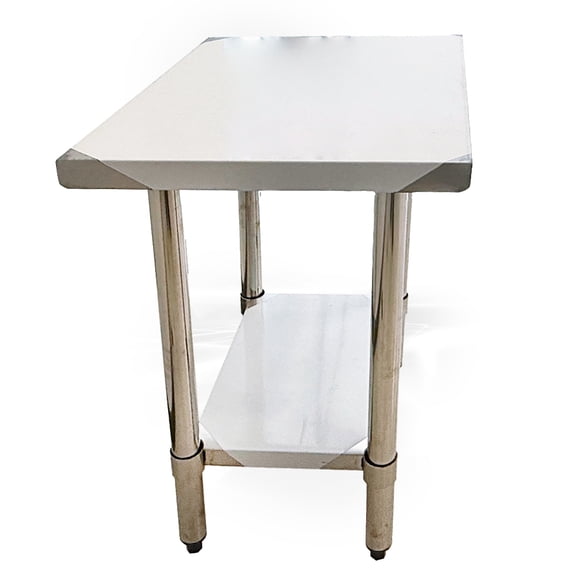 NSF Certified All Stainless Steel Work Table – Multiple Sizes Available 18x24 – Commercial Prep Table with Undershelf, 34''H