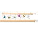 thumbnail image 2 of Wooden Bird Cage Step Ladder with Bells for Parrot Climbing and Exercise – Durable Natural Wood Perch for Bird Play, 2 of 5