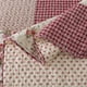 thumbnail image 5 of SLPR Juego de edredón de algodón con diseño de rosas campestres, tamaño king con 2 fundas de almohada, ropa de cama floral de estilo campestre francés, colcha acolchada de granja con rosas rojas y est, 5 of 5