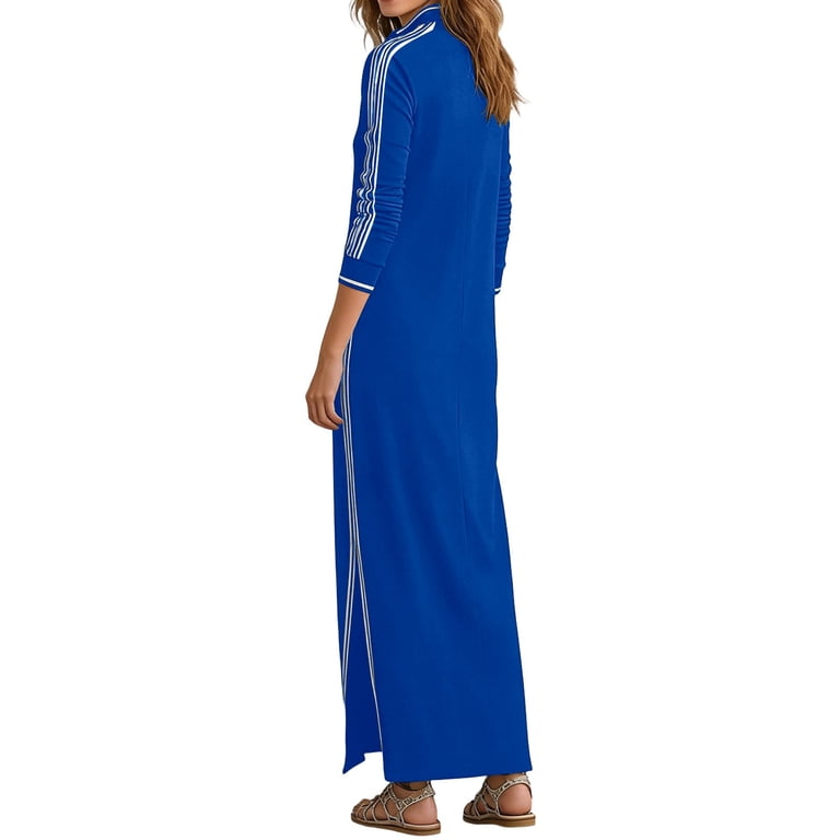 maxi polo shirt dress Maxi Polo Dress In Lurex Thread