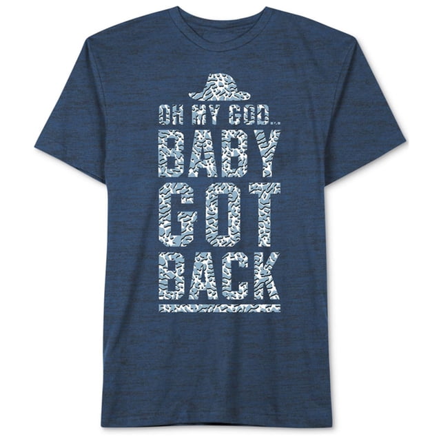 Lyric Culture - Camiseta con gráfico para hombre, diseño de bebé, color azul, XXL