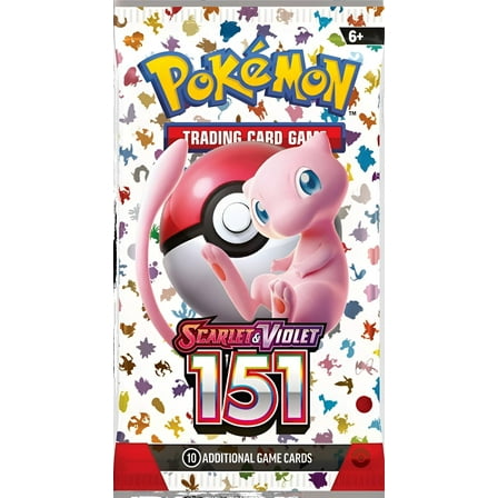 Trading Card Game Scarlet & Violet Pokemon 151 Booster Pack (ENGLISH, 10 Cards)