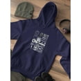 thumbnail image 3 of Trendy  Objects Rave Style Hoodie Men -Image by Shutterstock, Male Medium, 3 of 4