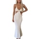 thumbnail image 1 of Txlixc Vestido largo con tirantes sexy para mujer Vestido ajustado de cintura alta sin espalda hueca Txlixc Moda, 1 of 7
