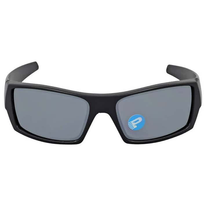 Oakley Gascan Polarized Black Iridium Wrap Men's Sunglasses OO9014 12-856  61 