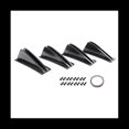 thumbnail image 1 of Universal 4Pcs/Set Car Rear Bumper Diffuser Spoiler ABS Anti-Collision Rear Bumper Lip Diffuser A,4 x Car Rear Bumper Spoiler Spoiler 16 x Screws 1 x Strong double-sided tape,Carbon Fiber, 1 of 5