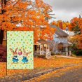 thumbnail image 4 of Versatile Easter Themed Easter Eggs Large Garden Flag for Outdoor Front Door Lawn Deco, Easter Bunny Durable Garden Decor for Outdoor Cute Colorful Cartoon Washable Back Yard Decor, 28x40inch, 4 of 6