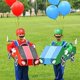 thumbnail image 4 of Gorra verde roja para adultos (mujeres hombres) gorros de disfraces de carnaval gorros hombres mujeres gorra, 4 of 5