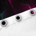 thumbnail image 6 of Erosebridal Geometric Honeycomb Curtains Blackout Neon Pink Teal Black Striped Curtains & Drapes Bedroom,Gradient Ombre Window Curtains Beehive Hexagon Window Treatments, 6 of 6