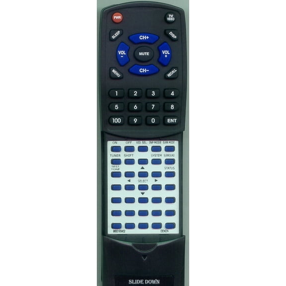 Replacement Remote for DENON 9600193402, RT9600193402, RC875, AVR1601, AVR681