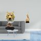 thumbnail image 2 of Escultura Moderna De Llama De Animal Para Entrada, Sala De Estar, Estantería, Mesa, Pasillo, Armario, Decoración De Interiores, Recuerdo, Arte De Resina., 2 of 8