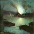 thumbnail image 1 of Pittsburgh At Night-Gorson - CANVAS OR FINE PRINT WALL ART, 1 of 1