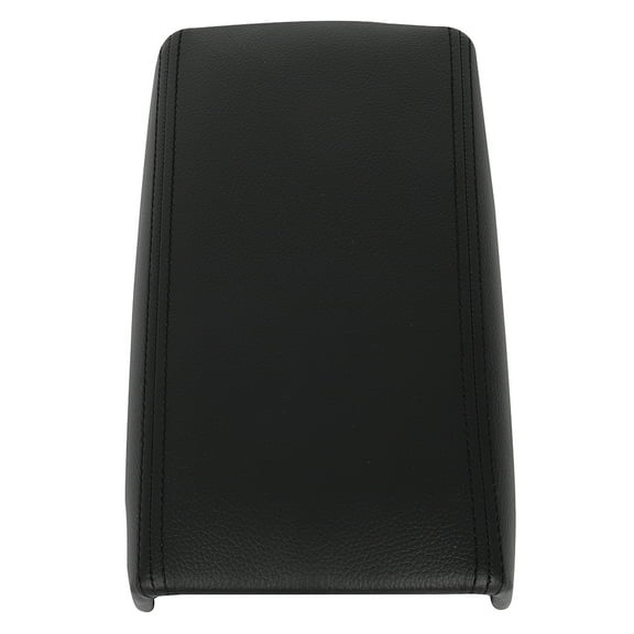SCITOO Auto Black Car Center Console Lid Armrest Seat Box Cover Replacement Fit for 2003-2007 for Honda Accord 7th Armrest Cover Pad Faux Leather