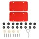 thumbnail image 2 of Marco De Silicona Para Matrícula Con Kit De Accesorios De Tornillo Soporte Para Matrícula Con Orificios De Drenaje Para Modelos De Coches Norteamericanos 2 Uds. Sweethay VI009581-04, 2 of 7