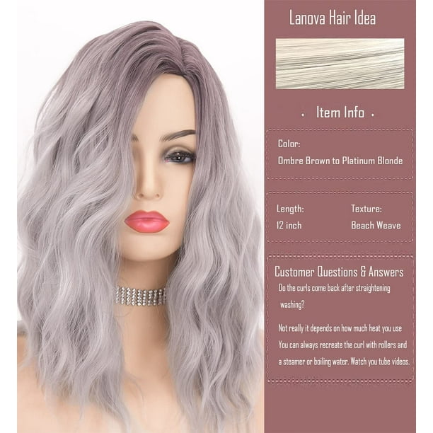 Brown hot sale roots wig