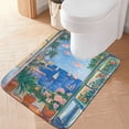 thumbnail image 2 of Yayeee Bath Rugs for Bathroom Floor Set of 2 Non Slip Fluffy Soft Absorbent Mat, Sea Window, 2 of 7