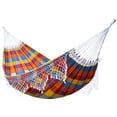 thumbnail image 2 of Authentic Brazilian Tropical Hammock - Double (Carnival), 2 of 5