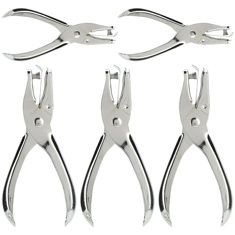 Metal Single Hole Tooth Shaped Hole Puncher Plier School Office