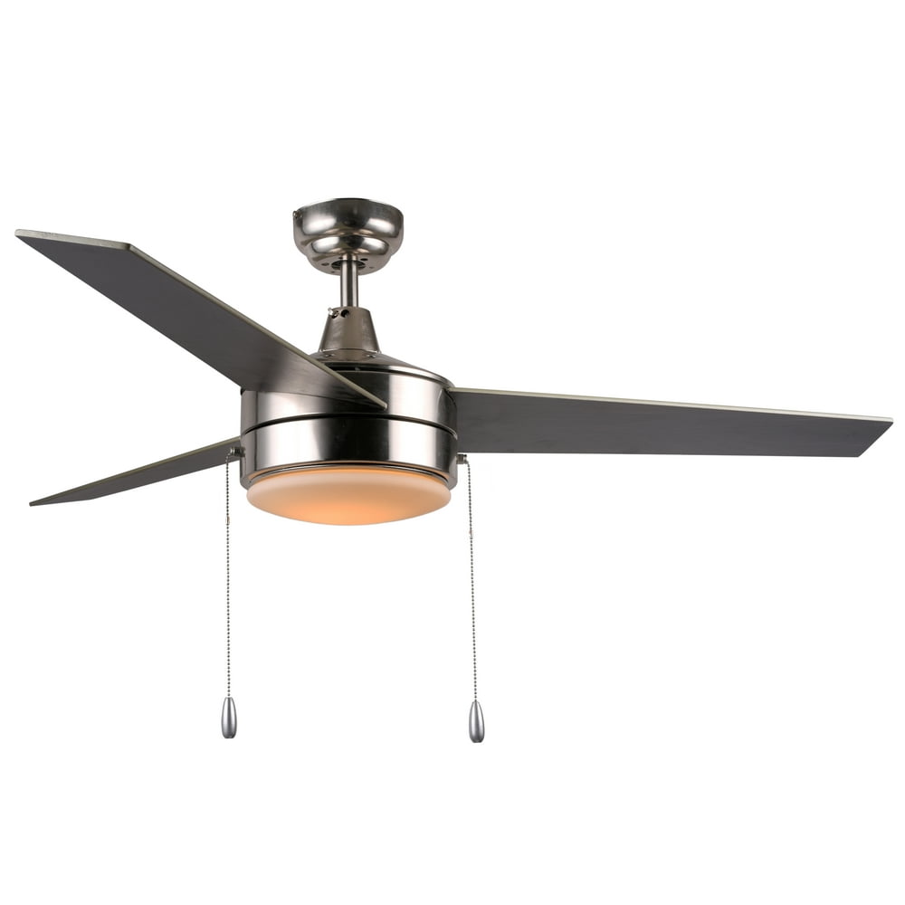Hauslane CF3000 52 inch Modern Ceiling Fan in Brushed Nickel Finish