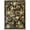 Black, variant on EORC  9 x 12 ft. Turkish Knot Transitional Area Rug - Red