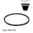 thumbnail image 2 of Uxcell SPA732 V-Belts Drive Belt 732mm Pitch Length Rubber for Power Transmission, 2 of 6