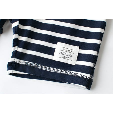 

dmqupv Boys Soccer Wear Toddler Kids Baby Boys Jogger Shorts Summer Cotton Casual Stripes Short Active Boys Shorts Outfits Blue 6 Years