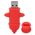 thumbnail image 2 of Memoria USB con forma de boca de incendios de dibujos animados, memoria USB bonita para oficina en casa, para transferencia de datos, 16GB, 2 of 8