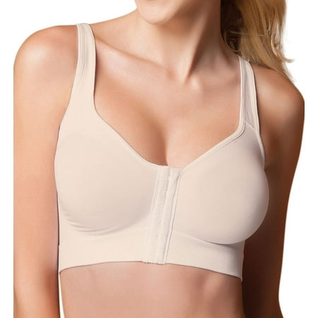 After Surgery Bra - Women's Annette WL07BR Post Surgery Front Close Racerback Leisure Bra