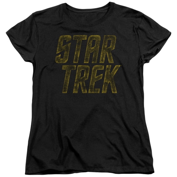 Star Trek - Distressed Logo - Women's Short Sleeve Shirt - Small