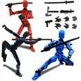 thumbnail image 1 of Corcep T13 Juego de figuras de acción Impreso en 3D Conjunto de muñecos de robot móviles con múltiples articulaciones Lucky 13 Figura de acción articulada para coleccionistas Decoraciones de escritori, 1 of 5