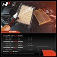 thumbnail image 5 of A-Premium 2-PC Engine Air Filter Compatible with Honda Accord 1994-1997 2.2L, Odyssey 1995-1998 & Acura CL 1997-1997 2.2L, CL 1998-1999 2.3L & Isuzu Oasis 1996-1999, Replace# 17220P0AA00, 5862022550, 5 of 9