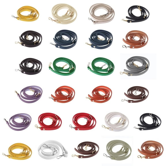 UNTERING Crossbody Bag 120cm PU Leather Shoulder Bag Handle Purse Strap Handbags Belts Strap Bags