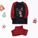 thumbnail image 2 of Pijamas Navideños Para La Familia Trajes A Juego Conjunto Cálido Impreso Ropa Para El Hogar Conjunto de Papá de Dos Piezas Odeerbi  ODB189986, 2 of 6