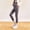 Coffee, variant on YHAJDS Maternity Yoga Pants With Pockets Seamless Slim Over The Belly Long Leggings For Daily Wear
