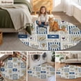 thumbnail image 5 of Summer Ocean Round Area Rug 3.3Ft Washable Circle Rugs for Dining Room Table, Nautical Coastal Fish Food Wine Crab Retro Non-Slip Carpet Floor Mats Indoor Outdoor Carpet Runner Aesthetic Home Decor, 5 of 8