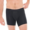 thumbnail image 4 of Comfyballs No Show Cotton Long Boxer - Black, 4 of 7