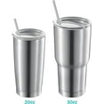 thumbnail image 5 of Metal Straws Reusable Straws Dishwasher Safe Stainless Steel Straws For 20 oz And 30 oz Tumbler, 5 of 5