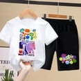 thumbnail image 2 of Camiseta de dibujos animados de Disney para niños, traje de camiseta de manga corta, pantalones cortos, ropa deportiva para niños, ropa para exteriores, Verano, 2 of 5