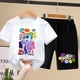 thumbnail image 2 of Camiseta de dibujos animados de Disney para niños, traje de camiseta de manga corta, pantalones cortos, ropa deportiva para niños, ropa para exteriores, Verano, 2 of 5