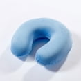 thumbnail image 3 of Travel Neck Pillow, Best Memory Foam Airplane Pillow for Head Support Soft Pillow for Plane, Car & Home Recliner Use, 3 of 7