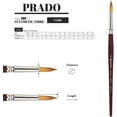 thumbnail image 3 of Escoda Prado Tame Synthetic Brush - Round, Short Handle, Size 4, 3 of 4