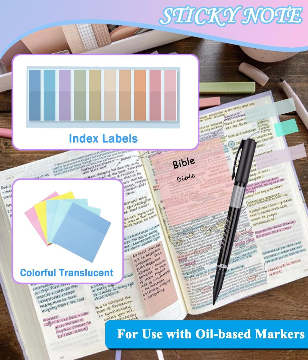 157pcs Bible Study Supplies Complete Bible Journaling Kit, Bible Accessories Set with Journal, Pen Case, Tabs, Tape, Highlighters and Pens No Bleed,Christian Gifts for Women, Bible Study Tools