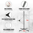 thumbnail image 4 of Portable Hitting Trainer For Baseball&Softball,Auto-Reset Baseball Swing Trainer With Real Ball And Stand, Adjustable Baseball Training Station,Softball Swing, 4 of 6