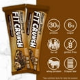 thumbnail image 2 of Fit Crunch Protein Bar, Chocolate Chip Cookie Dough, 30g Protein, 12 ct., 2 of 6